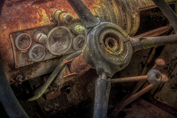Rusty Truck Interior