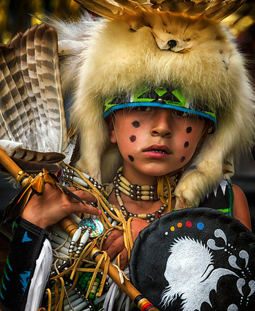 Young Native American Dancer