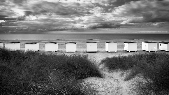 White Beach Huts