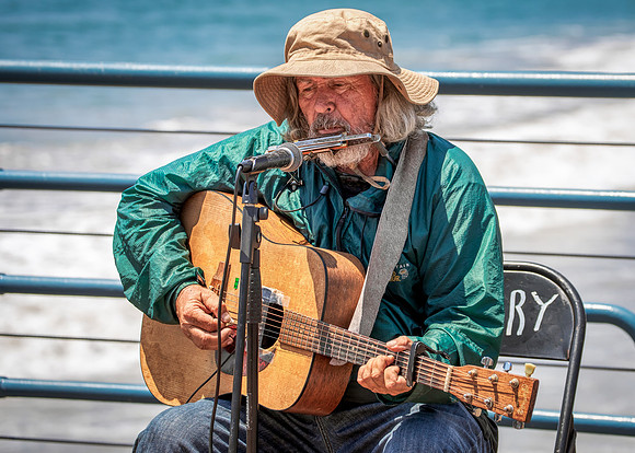 Santa Monica Pier Street Musician